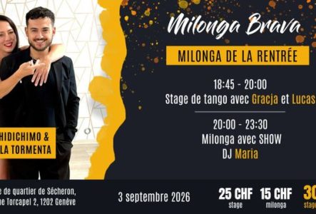Flyer de l'événement avec les enseignants du cours