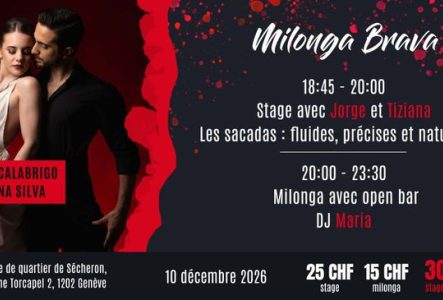 Flyer de l'événement avec les enseignants du cours