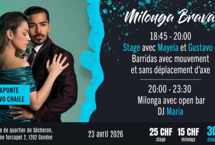 Flyer de l'événement avec les enseignants du cours