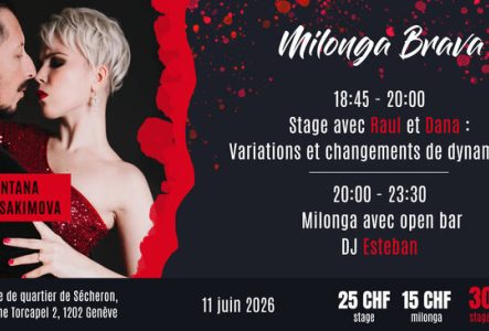 Flyer de l'événement avec les enseignants du cours