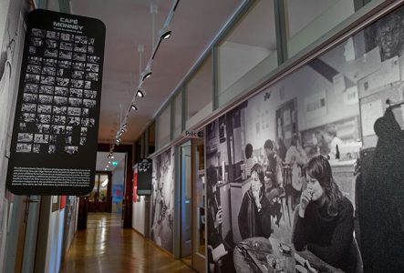 Vu de l'exposition «Cafés genevois: la vie même»