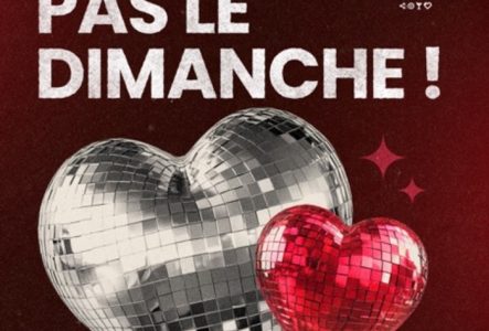 On ne s'ennuie pas le dimanche, dimanche 24 aout, de 15h à 22h.