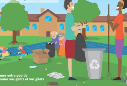 DR des personnes de tous les âges ramassent des déchets et participent à un nettoyage