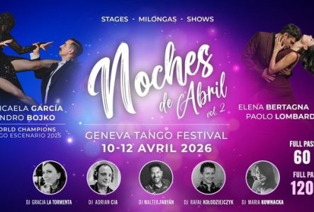 Flyer de l'événement avec les enseignants du cours et DJs