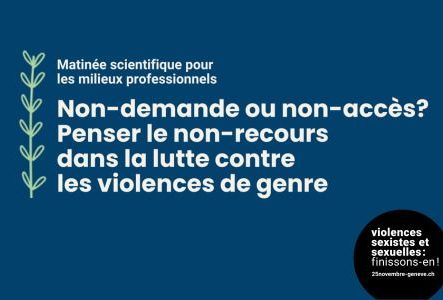 Titre de la matinée scientifique et pastille de la campagne 25 novembre Genève