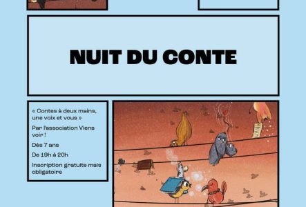 Images de petits oiseaux, avec des livres, perchés sur des fils électriques.