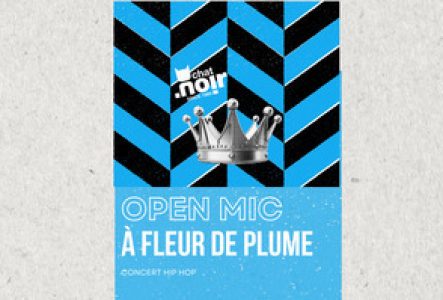 Visuel bleu et noir avec une couronne