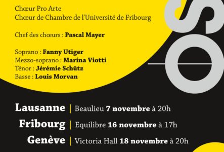 Affiche annonçant le concert