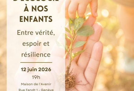 Enfants et parents en nature.