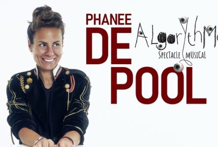 Anne Sophie et Benoit de Rous – alavolette.ch Photo de Phanee de Pool avec le nom de son spectacle