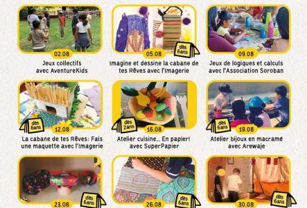 une image qui présente un événement tous les mercredis et dimanches en juin