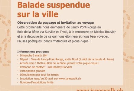 Flyer programme promenade