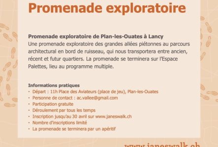 Flyer programme promenade