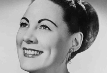 Photographie portrait en noir et blanc de Renata Tebaldi