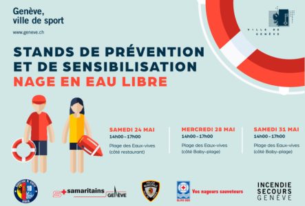 Ville de Genève Flyer Rencontres autour de la nage en eau libre