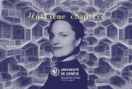 Catarina von Wedemeyer devant la bibliothèque de Babel