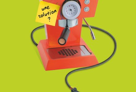 machine à café rouge