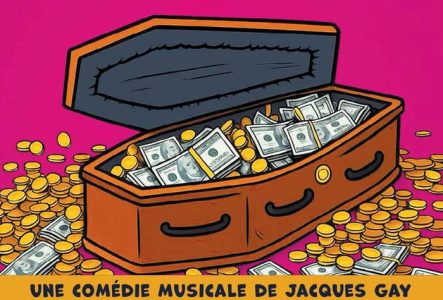 cercueil rempli de billets