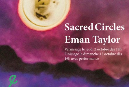 Flyer de l'exposition d'Eman Taylor à Espace Kugler Gallery