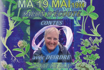 flyer de l'activité de conte.