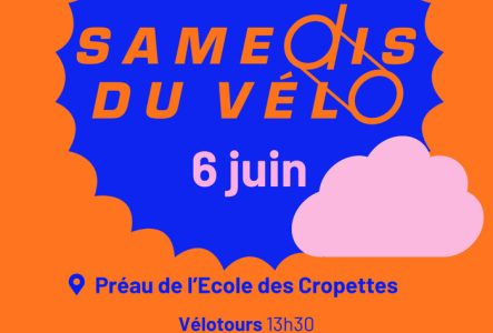 Affiche Samedis du Vélo 6 juin 2026
