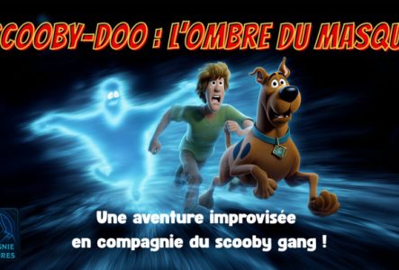 Scoobydoo et Samy fuient un fantôme