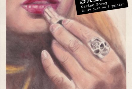 DR Affiche de l'exposition Skiss! de Carine Bovey