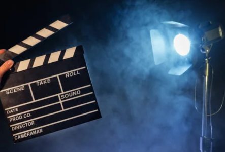 Clap de production de film