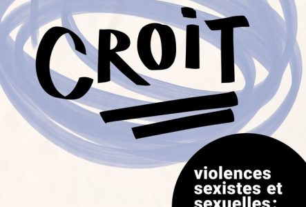 Affiche de la campagne 25 novembre-Genève "On te croit"