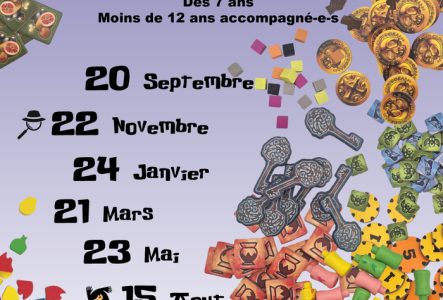 Ludothèque du Petit-Saconnex Flyer des soirées jeux 24-25
