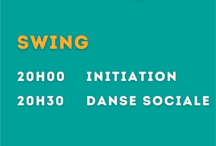 Soirée swing à la chaloupe à vapeur, initiation dès 20h00 pour faire vos premiers pas, suivie d'une danse sociale à 20h30.