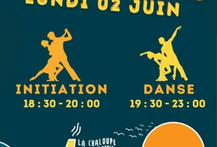 La barje Affiche de la soirée Tango à la Chaloupe à Vapeur