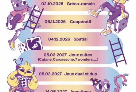 Programme des différentes soirées jeux