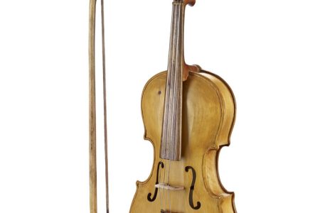 © MEG, Johnathan Watts Contra (ou bratch), vièle (alto) à trois cordes, Roumanie, Maramures, Satu-Mare, Stăna