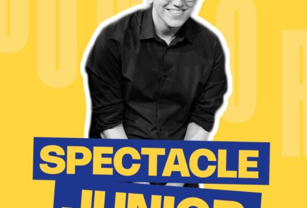 Improvisateurice en action et titre de l'évènement