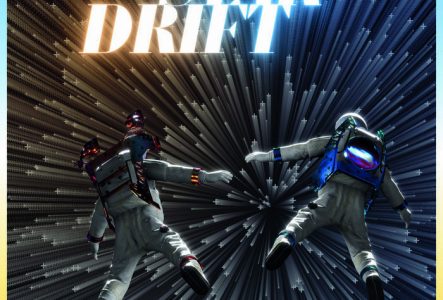 PROJEKTIL ARTS AND ENTERTAINMENT GmbH Deux astronautes flottant face un espace infini d'étoiles