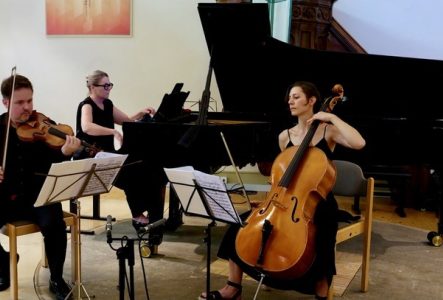 Photo des trois musiciens