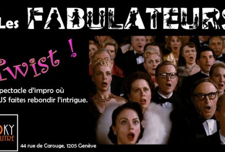public surpris - affiche annonce spectacle improvisation des Fabulateurs