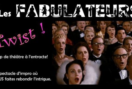 public surpris - affiche annonce spectacle improvisation des Fabulateurs