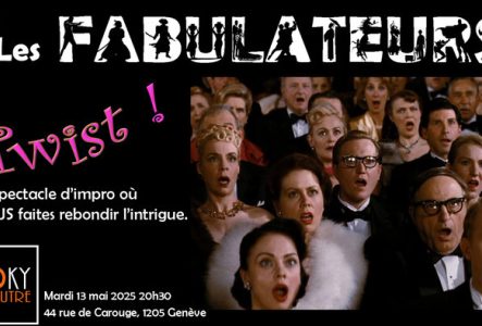 DR public surpris - affiche annonce spectacle improvisation des Fabulateurs