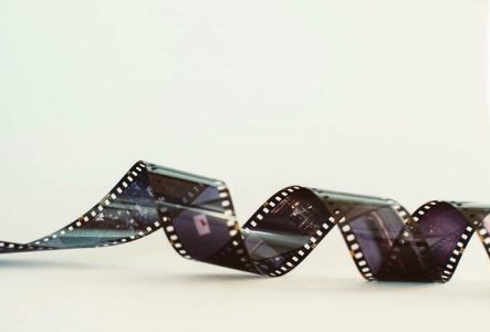 Une bande de film analogique pour appareil photo