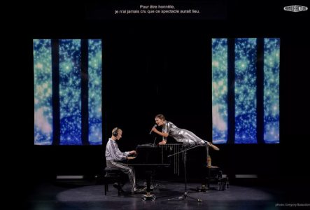 Elina Kulikova et Dima Efremov sur scène dans "Une Nuit Blanche"