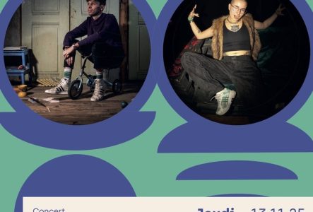 Affiche pour le vernissage de l'EP de Marius Micol avec en première partie LOUV - Le 13 novembre 2025 à 20h00 chez Catalyse - 14 avenue Rosemont 1208 Genève