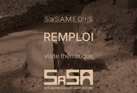vestiges archéologiques, amphores, visite thématique Remploi