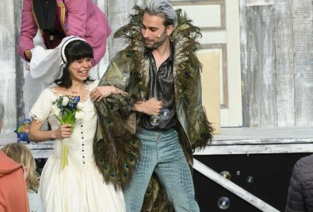 Lauren Pasche Barbe Bleue et sa jeune femme au devant de la scène